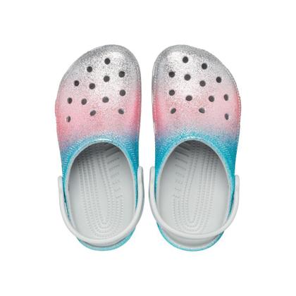 Imagem de Sandália crocs classic clog glitter infantil shimmer/multi