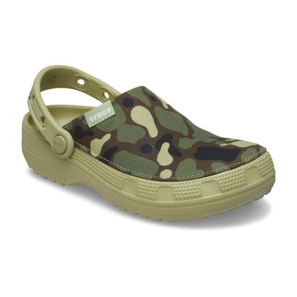 Imagem de Sandália Crocs Classic Crafted Camo Clog Tac Green