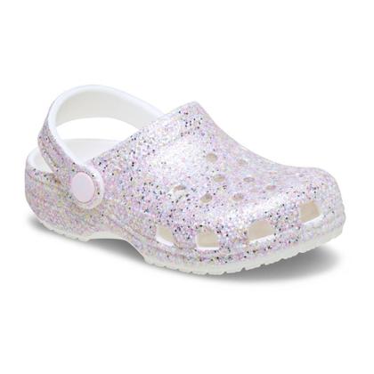 Imagem de Sandália Crocs Classic Fantasy Glitter Clog T White