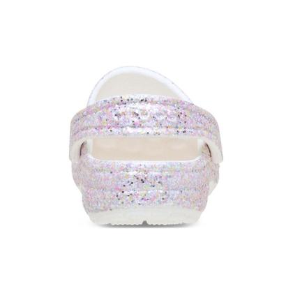 Imagem de Sandália Crocs Classic Fantasy Glitter Clog T White