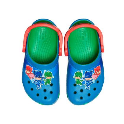 Imagem de Sandália crocs classic funlab i am pj masks clog grass green