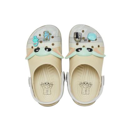 Imagem de Sandália crocs classic grogu clog k bone