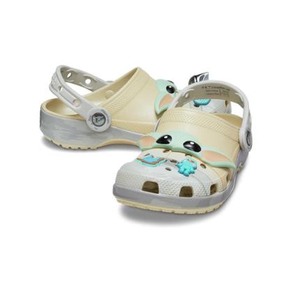 Imagem de Sandália crocs classic grogu clog k bone