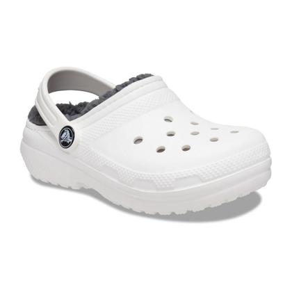 Imagem de Sandália crocs classic lined clog infantil white/grey