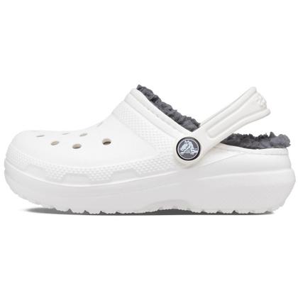 Imagem de Sandália crocs classic lined clog infantil white/grey