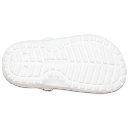 Imagem de Sandália crocs classic lined k white/grey