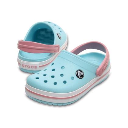 Imagem de Sandália crocs crocband clog kids ice blue/white