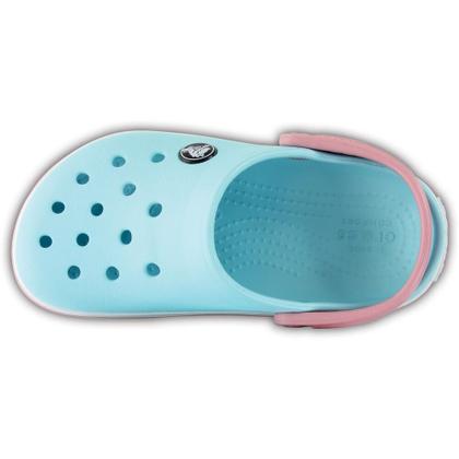 Imagem de Sandália crocs crocband clog kids ice blue/white