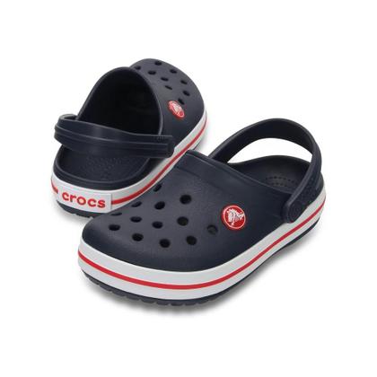 Imagem de Sandália crocs crocband clog kids navy/red
