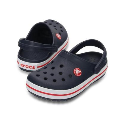 Imagem de Sandália crocs crocband clog kids navy/red