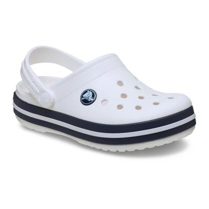 Imagem de Sandália Crocs Crocband Clog T White/Navy