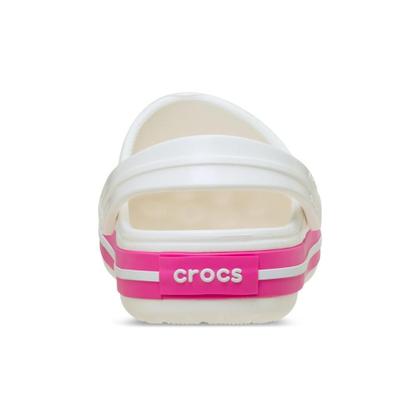Imagem de Sandália Crocs Crocband Clog T WHITE/PINK CRUSH
