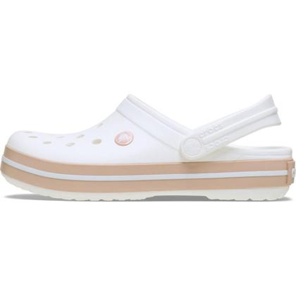 Imagem de Sandália Crocs Crocband Clog WHITE/PINK CARAMEL