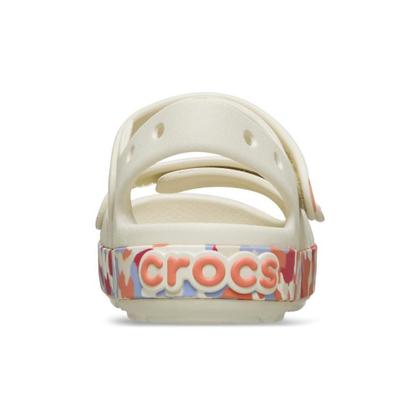 Imagem de Sandália Crocs Crocband Cruiser Glow Confetti Band Sandal K Summit White/Guava