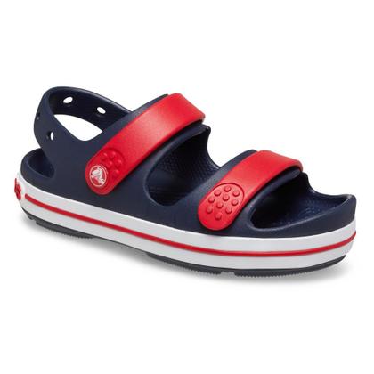 Imagem de Sandália crocs crocband cruiser sandal k navy/varsity red