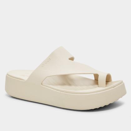 Imagem de Sandália Crocs Getaway Platform Toe Loop Feminina