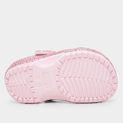Imagem de Sandália Crocs Infantil Classic Chunky Glitter Clog T