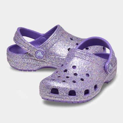 Imagem de Sandália Crocs Infantil Classic Fantasy Glitter Clog K