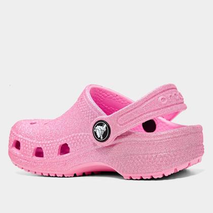 Imagem de Sandália Crocs Infantil Classic Glitter Clog K