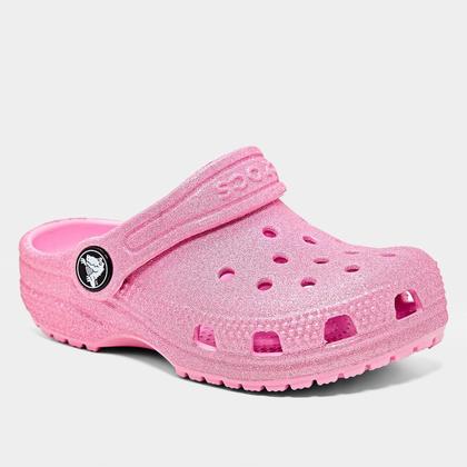 Imagem de Sandália Crocs Infantil Classic Glitter Clog K