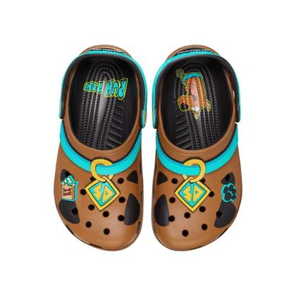 Imagem de Sandália crocs scooby-doo classic clog k black