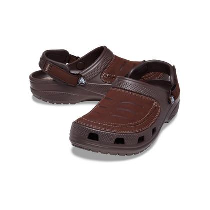 Imagem de Sandália crocs yukon vista ii lr clog espresso/mushroom