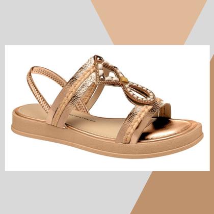 Imagem de Sandália Dakota Feminina Flatform Vertuo Aplique - Y7971