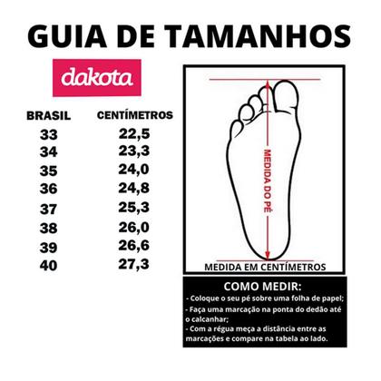 Imagem de Sandália Dakota Rasteirinha Feminino Y7622