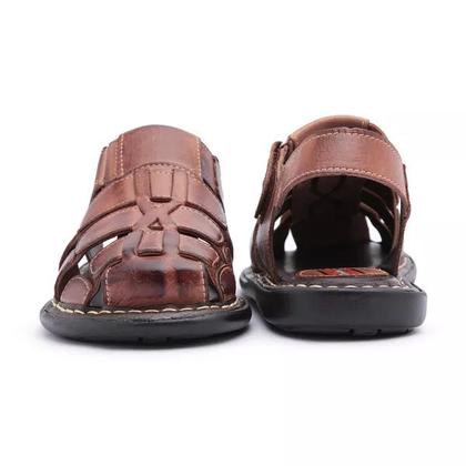 Imagem de Sandália De Couro Estilo 3 Faixas