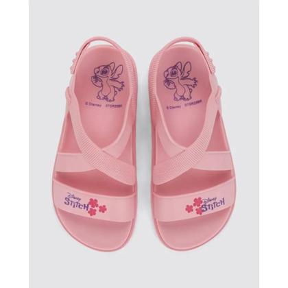 Imagem de Sandalia disney fun bag stitch 23269 aul rosa