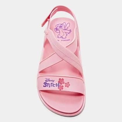 Imagem de Sandalia disney fun bag stitch 23269 aul rosa