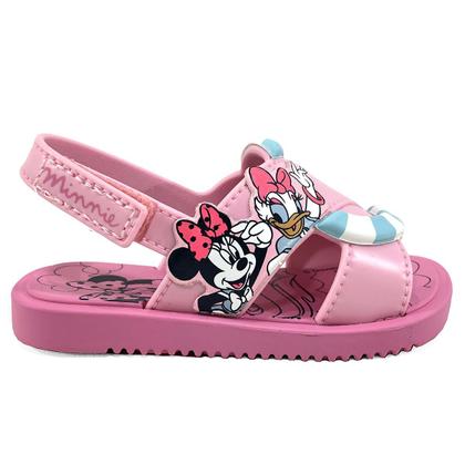 Imagem de Sandália Disney Shower Margarida e Minnie Baby - Rosa - 23/24