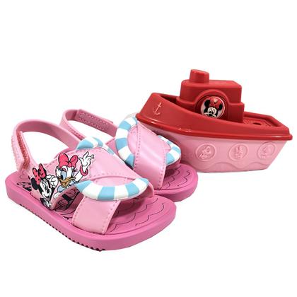 Imagem de Sandália Disney Shower Margarida e Minnie Baby - Rosa