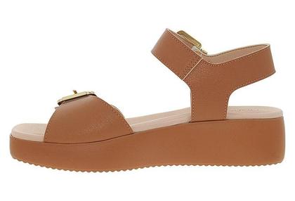 Imagem de Sandália Fem Modare Ultraconforto Leve Anabela Papete Fivela