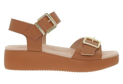 Imagem de Sandália Fem Modare Ultraconforto Leve Anabela Papete Fivela