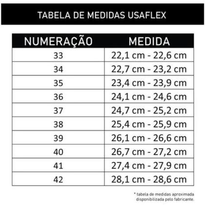 Imagem de Sandália Fem. Usaflex Salto Bloco Couro e Elástico UC220030