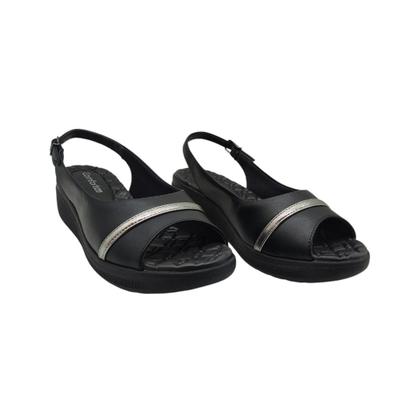 Imagem de Sandália Feminina Anabela Média Com Ajuste Comfortflex Ultra 2486404