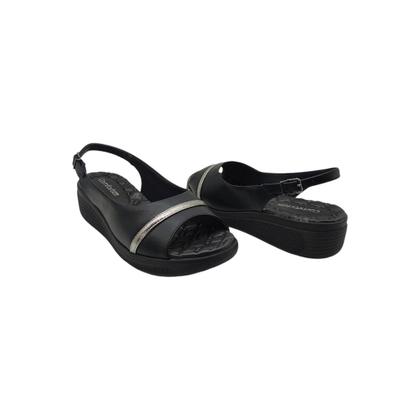 Imagem de Sandália Feminina Anabela Média Com Ajuste Comfortflex Ultra 2486404