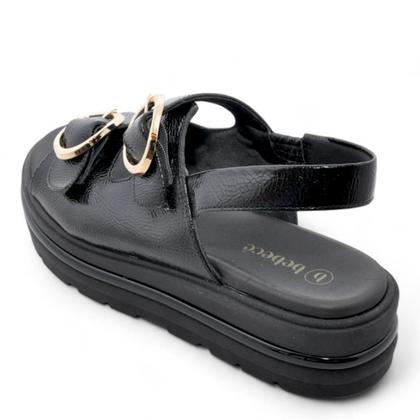 Imagem de Sandália Feminina Bebecê Flatform REF: T2230-407 VERNIZ SMASH