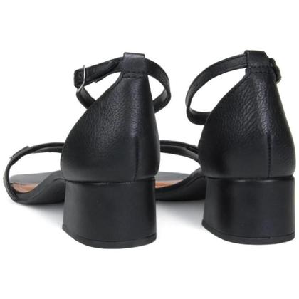 Sandália feminina bottero 356705 em couro salto bloco baixo 4 cm Imagem de Sandália feminina bottero 356705 em couro salto bloco baixo 4 cm