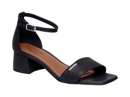 Sandália feminina bottero 356705 em couro salto bloco baixo 4 cm Imagem de Sandália feminina bottero 356705 em couro salto bloco baixo 4 cm