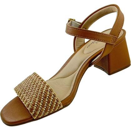 Imagem de Sandália Feminina Casual Dia a Dia Ultra Conforto Tira Tresse Salto Médio Modare 7172.119