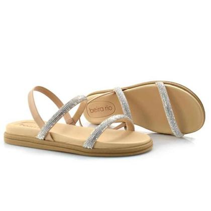 Imagem de Sandalia Feminina Conforto Tiras Slip On Beira Rio 8488.109