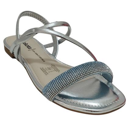 Imagem de Sandália Feminina Dakota com Strass Brilhante e Elástico