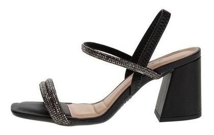 Imagem de Sandalia Feminina Dakota Pedrarias Confortavel Z9571 Salto