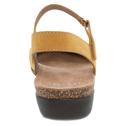 Imagem de Sandália feminina Dansko Rowan Memory Foam Cork Mostarda 42-43
