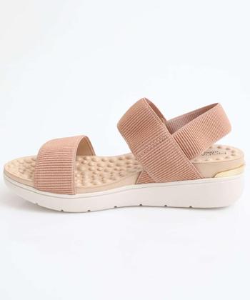 Imagem de Sandália Feminina Flatform Tiras Modare Bege-18217
