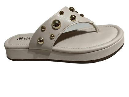 Imagem de Sandália Feminina Flatform Via Uno 803028 Com Spikes