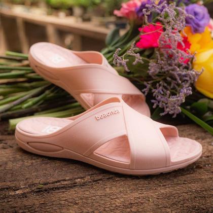 Imagem de Sandalia Feminina Harmony Boaonda Original Ortopedica Chinelo Fascite Plantar Esporao Liso Original Lancamento