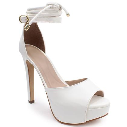 Imagem de Sandália Feminina Meia Pata Salto Alto Fino P31